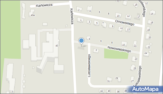 Głuchołazy, Nowowiejskiego Feliksa, 1, mapa Głuchołazy