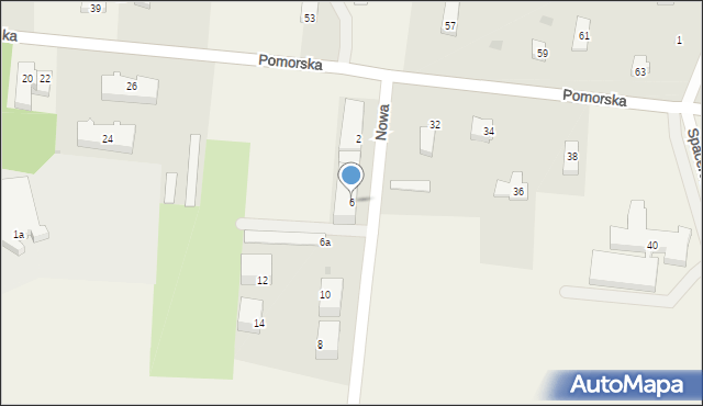 Gniewino, Nowa, 6, mapa Gniewino