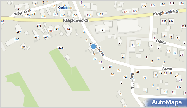 Gogolin, Nowa, 10, mapa Gogolin