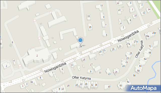 Goleniów, Nowogardzka, 2a, mapa Goleniów