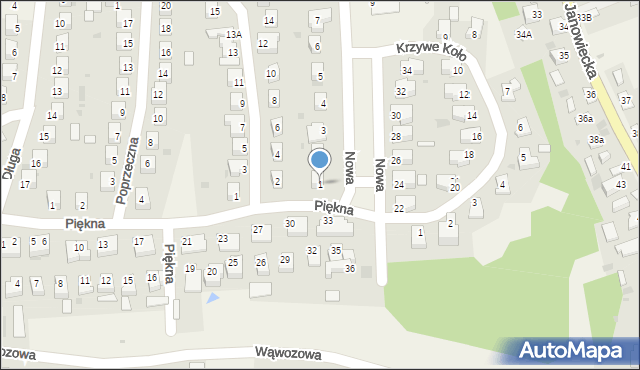 Góra Puławska, Nowa, 1, mapa Góra Puławska