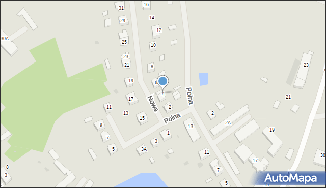 Górowo Iławeckie, Nowa, 4, mapa Górowo Iławeckie