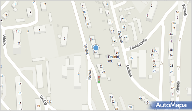 Gorzów Wielkopolski, Nowa, 20, mapa Gorzów Wielkopolski