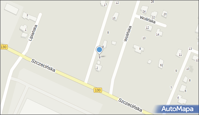 Gorzów Wielkopolski, Nowogardzka, 4, mapa Gorzów Wielkopolski