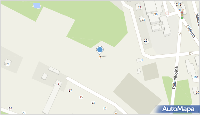 Granica, Nowogranicka, 5, mapa Granica