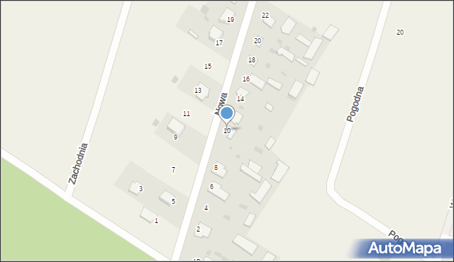 Gręzówka, Nowa, 10, mapa Gręzówka