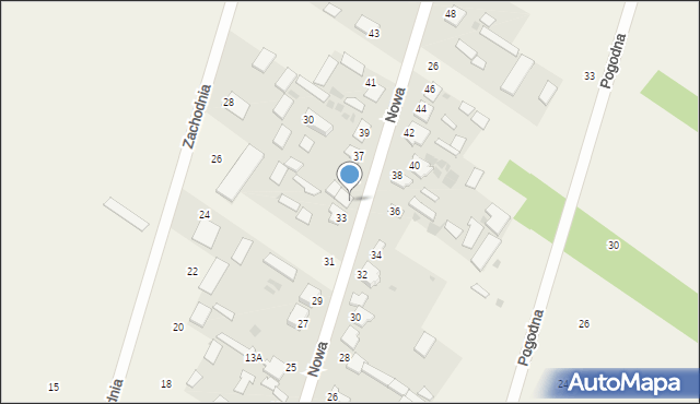 Gręzówka, Nowa, 35, mapa Gręzówka