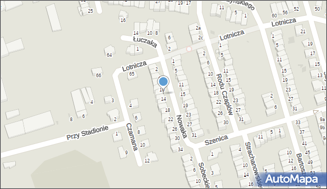 Inowrocław, Nowaka Bartka, 12, mapa Inowrocławia