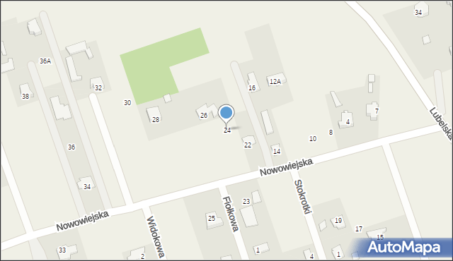 Jakubowice Konińskie-Kolonia, Nowowiejska, 24, mapa Jakubowice Konińskie-Kolonia