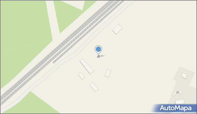 Jamielnik, Nowomiejska, 45, mapa Jamielnik