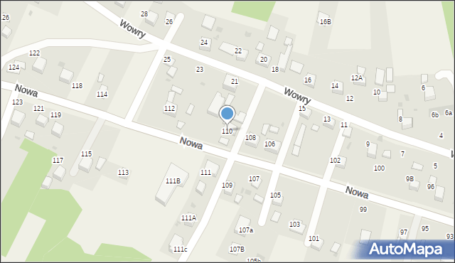 Jankowice, Nowa, 110, mapa Jankowice