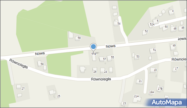 Jankowice, Nowa, 57a, mapa Jankowice