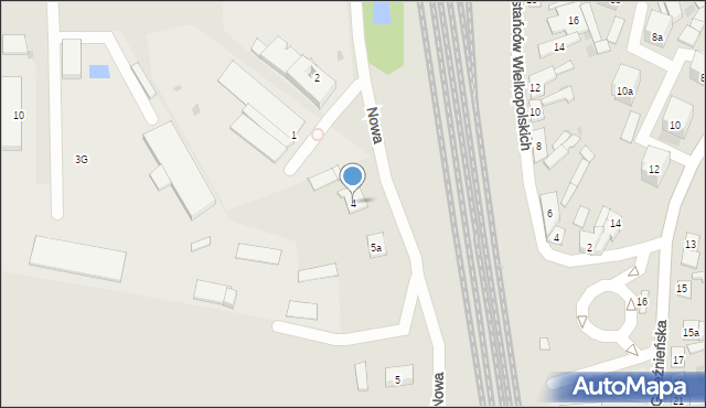 Janowiec Wielkopolski, Nowa, 4, mapa Janowiec Wielkopolski