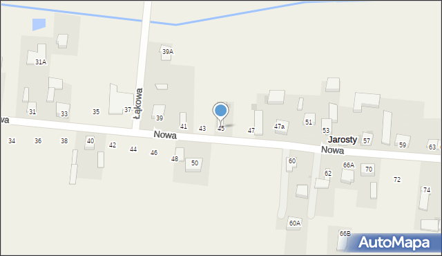 Jarosty, Nowa, 45, mapa Jarosty