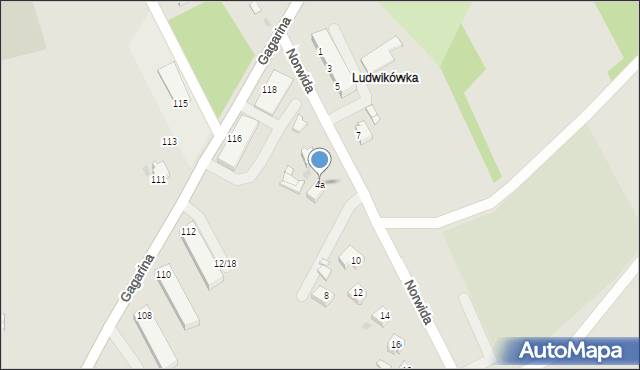 Jastrzębie-Zdrój, Norwida Cypriana Kamila, 4a, mapa Jastrzębie-Zdrój