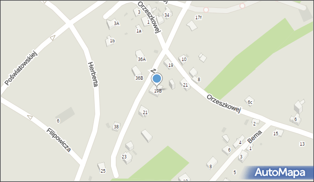 Jaworzno, Nowowiejska, 19B, mapa Jaworzno