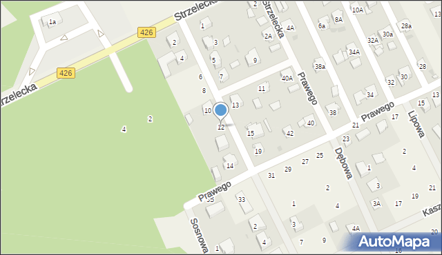 Jemielnica, Nowe Osiedle, 12, mapa Jemielnica