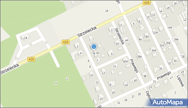 Jemielnica, Nowe Osiedle, 5, mapa Jemielnica