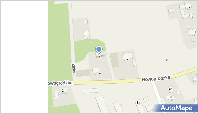 Kaczenice, Nowogrodzka, 6, mapa Kaczenice