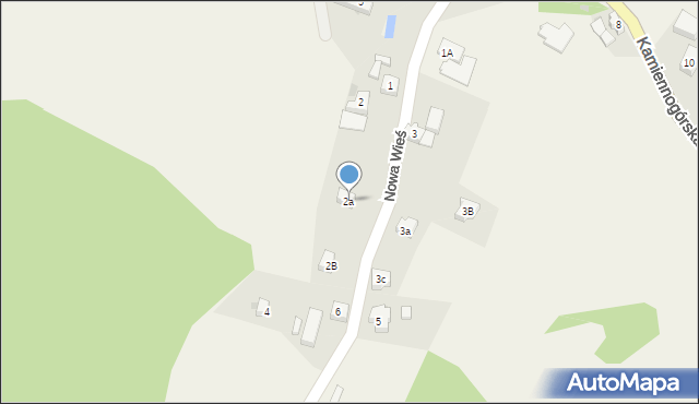 Kaczorów, Nowa Wieś, 2a, mapa Kaczorów