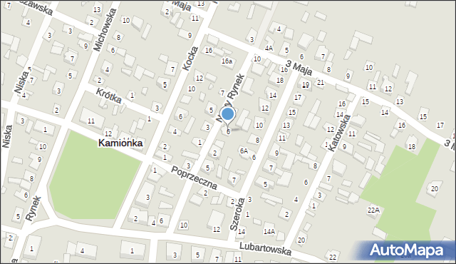 Kamionka, Nowy Rynek, 6, mapa Kamionka