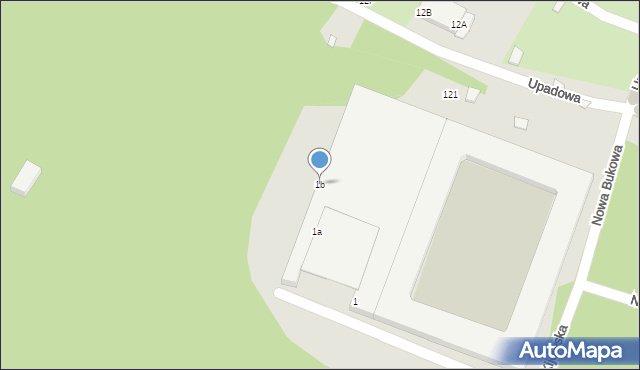 Katowice, Nowa Bukowa, 1b, mapa Katowic