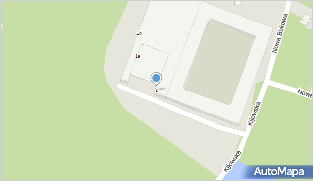 Katowice, Nowa Bukowa, 1, mapa Katowic