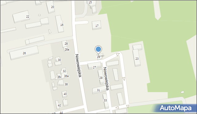 Kaźmierz, Nowowiejska, 19, mapa Kaźmierz