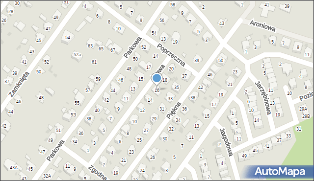 Kędzierzyn-Koźle, Nowa, 16, mapa Kędzierzyna-Koźle