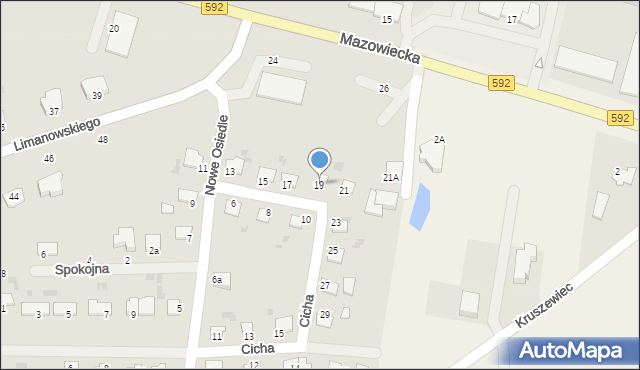 Kętrzyn, Nowe Osiedle, 19, mapa Kętrzyn