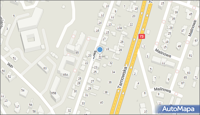 Kielce, Nowa, 21, mapa Kielc