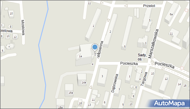 Kielce, Nowy Świat, 2, mapa Kielc