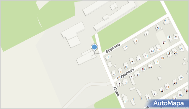 Kiełcz, Nowa, 9, mapa Kiełcz