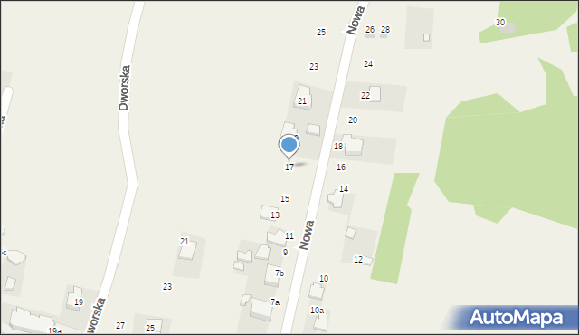 Klucze, Nowa, 17, mapa Klucze