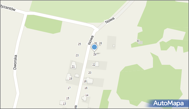 Klucze, Nowa, 24, mapa Klucze