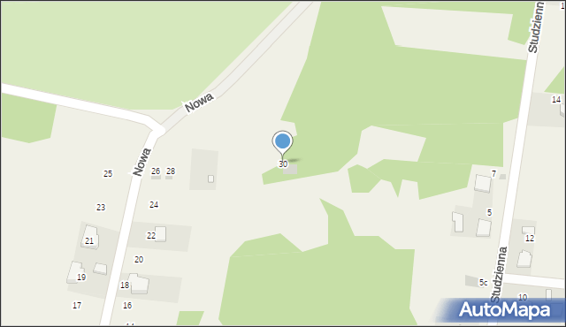 Klucze, Nowa, 30, mapa Klucze