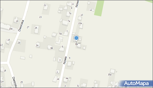 Klucze, Nowa, 8a, mapa Klucze
