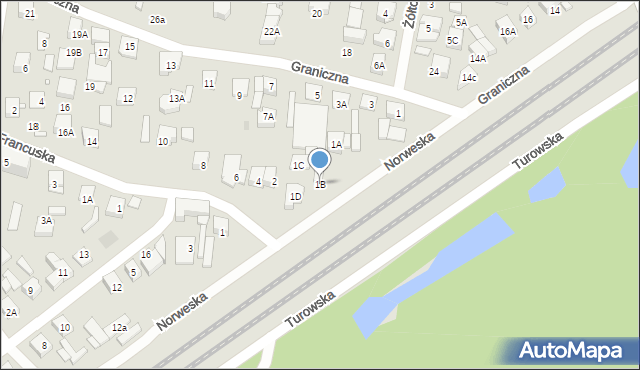 Kobyłka, Norweska, 1B, mapa Kobyłka