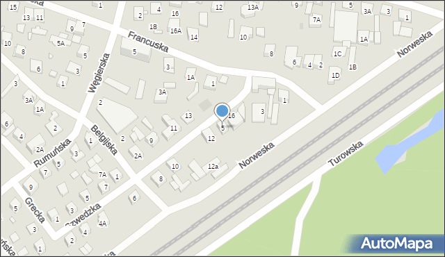 Kobyłka, Norweska, 5, mapa Kobyłka