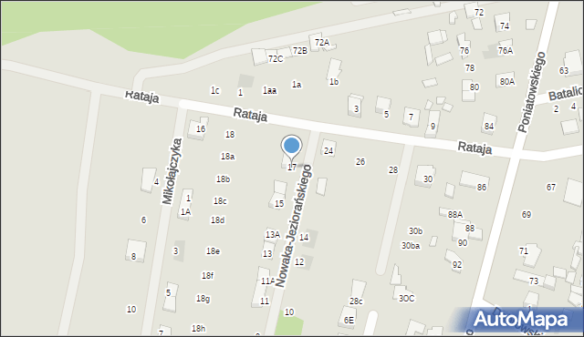 Kobyłka, Nowaka-Jeziorańskiego Jana, 17, mapa Kobyłka