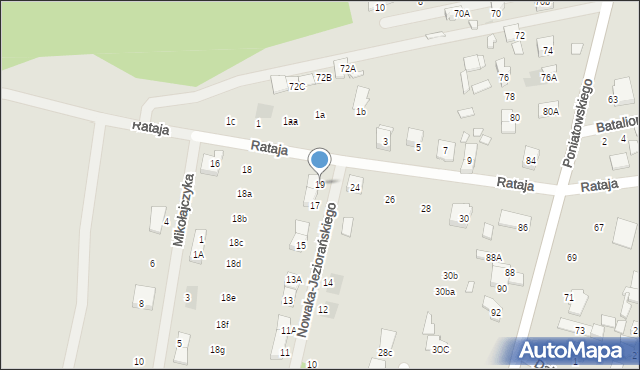 Kobyłka, Nowaka-Jeziorańskiego Jana, 19, mapa Kobyłka