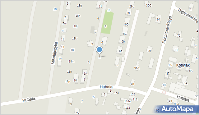 Kobyłka, Nowaka-Jeziorańskiego Jana, 4, mapa Kobyłka