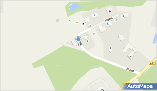 Kobysewo, Nowa, 7, mapa Kobysewo