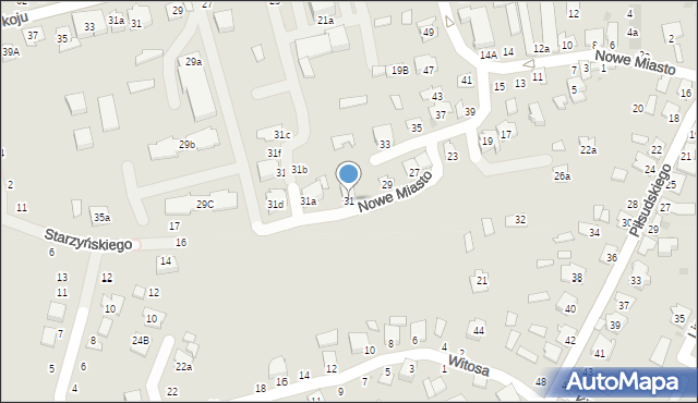 Kolbuszowa, Nowe Miasto, 31, mapa Kolbuszowa