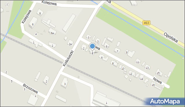 Kolonowskie, Nowa, 4, mapa Kolonowskie