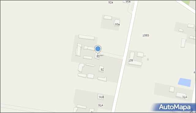 Komorów, Nowy Komorów, 93, mapa Komorów