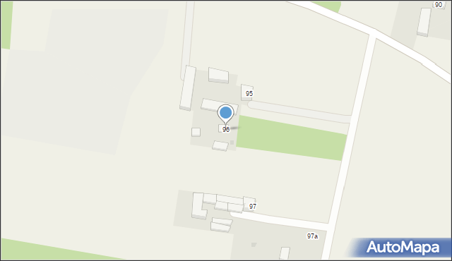 Komorów, Nowy Komorów, 96, mapa Komorów