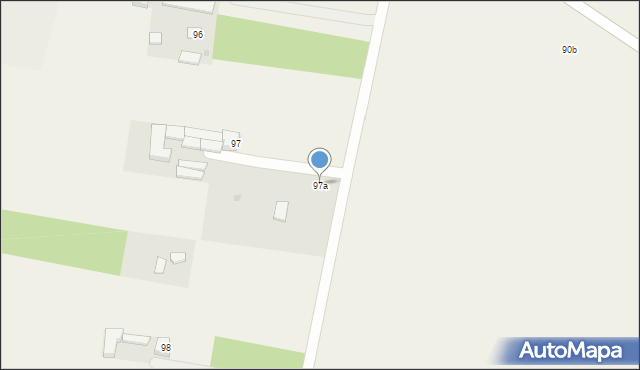 Komorów, Nowy Komorów, 97a, mapa Komorów