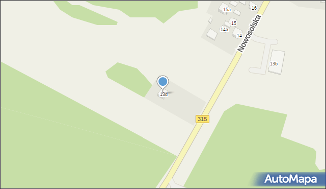 Konotop, Nowosolska, 13d, mapa Konotop