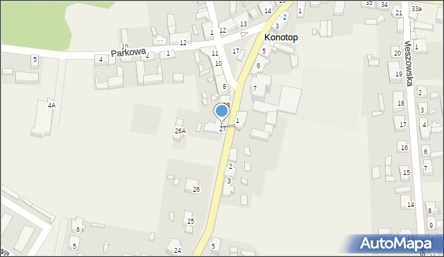 Konotop, Nowosolska, 27, mapa Konotop
